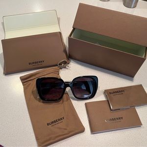 SOLD Burberry Oversized Cat-Eye Sunglasses - New with Case & Packaging!